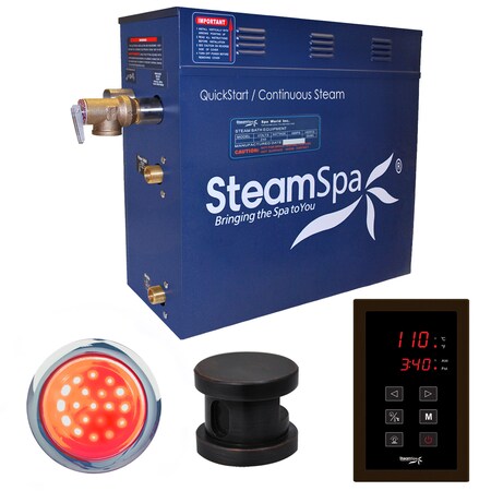 Steamspa Indulgence 6 KW Bath Generator in Oil Rubbed Bronze INT600OB
